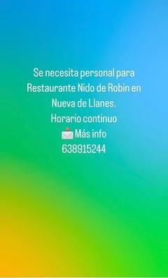 Se necesita personal de Cocina