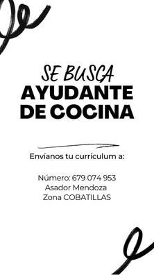 AYUDANTE DE COCINA