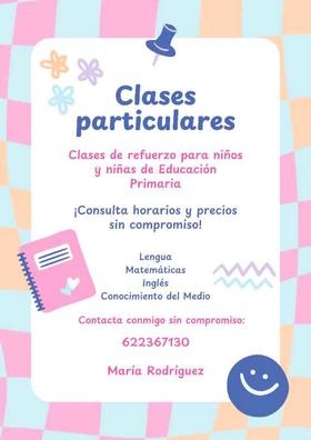 Clases de refuerzo para Ed