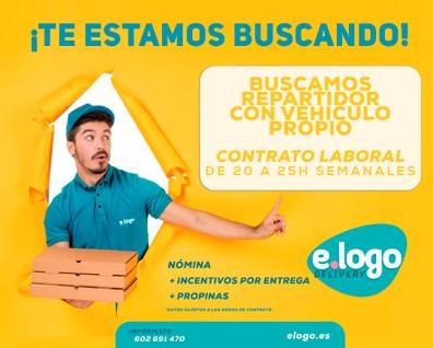 REPARTIDOR DE COMIDA A DOMICILIO VERIN