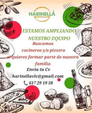cocinero o ayudante, pasta o pizza