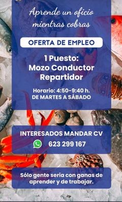 aprendiz de pescadería y mozo conductor