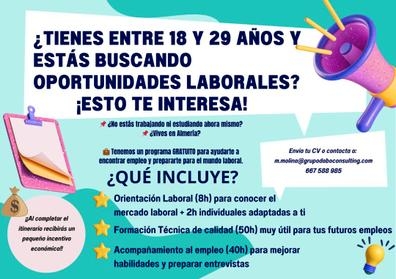 Formación gratuita + empleo