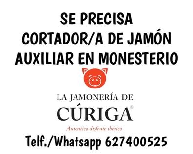 SE PRECISA CORTADOR/A JAMON A CUCHILLO