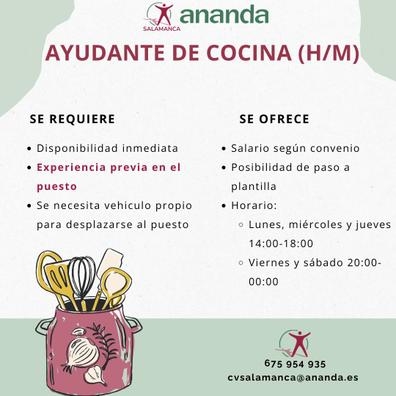 Ayudante de cocina (H/M)