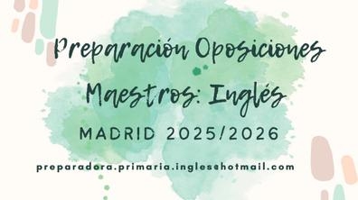 Oposición Maestros Inglés Madrid