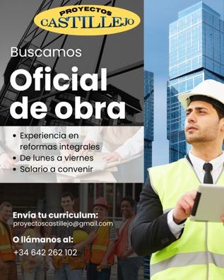 oficial de primera en reformas...