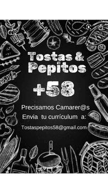 buscamos Camarera Turno mañana