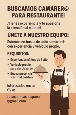 Camarer@ restaurante