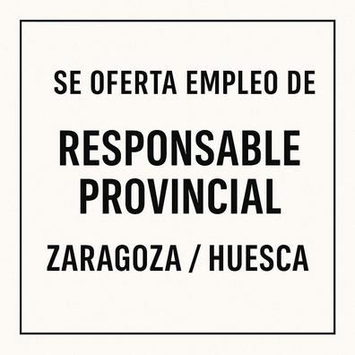 Responsable provincias Zaragoza y Huesca