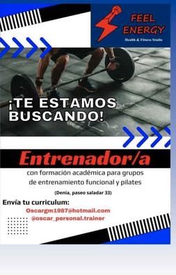Entrenad@r personal y pilates