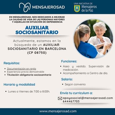 MOLINS DE REI I AUXILIAR SOCIOSANITARIO