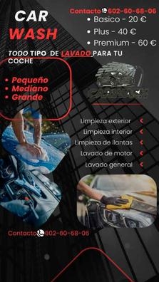 Ofrezco servicio de lavado para coches