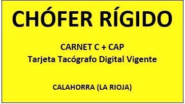 CHÓFER RÍGIDO