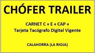 CHÓFER TRAILER
