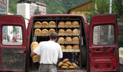 repartidor de panadería