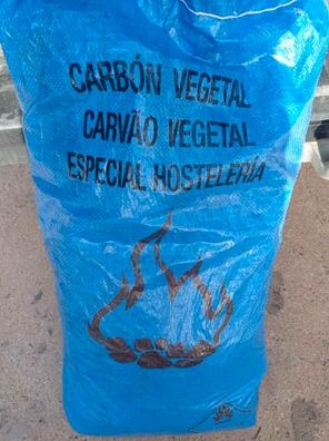 carbón leña