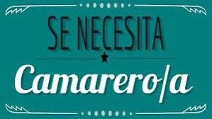 SE BUSCA CAMARERA