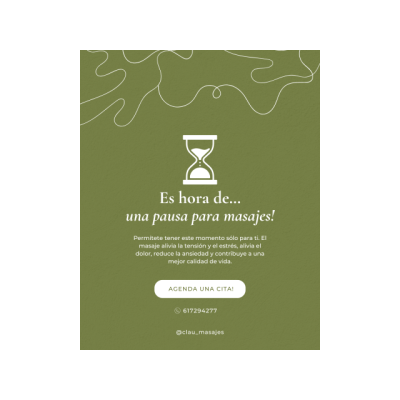 Relájate y renueva tu energía con una sesión de masaje.