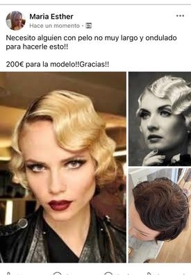 Busco modelo con el pelo ondulado y no m