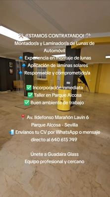 Montador/laminador de lunas de automóvil