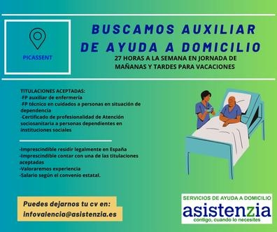 Auxiliar de ayuda a domicilio