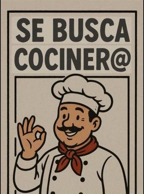 Se busca cocinero /a