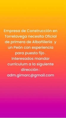 Oficial de primera y peón