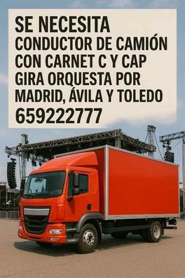 CONDUCTOR DE CAMION CON CARNET C Y CAP