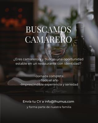 Camarero/a jornada completa todo el año
