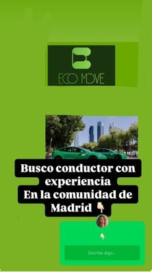busco conductor VTC BOLT. MADRID