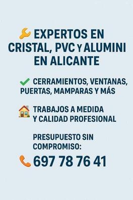 trabajos pvc aluminio y cristal