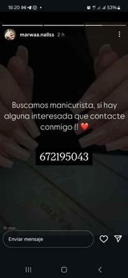 Manicurista con documentación