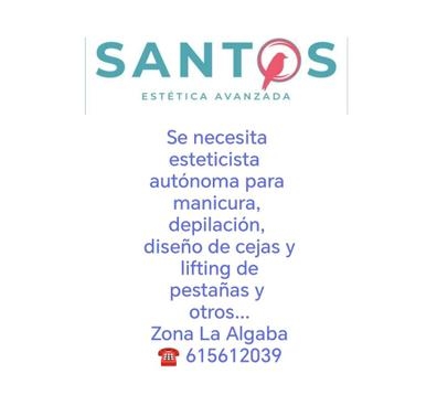Se necesita esteticista en La Algaba