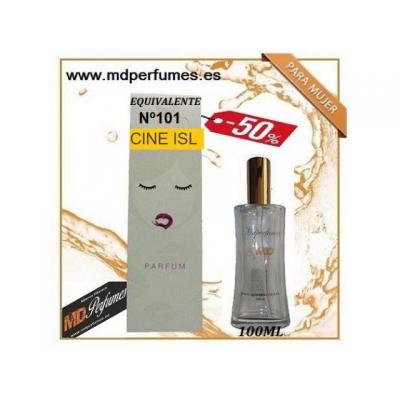 Oferta Perfume Mujer Nº101 CINE ISL Alta Gama 100ml