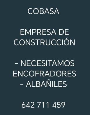 SE NECESITA ENCPFRADORES Y ALBAÑILES