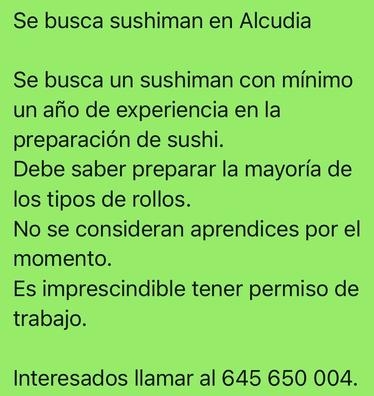 Se busca Sushiman en Alcúdia
