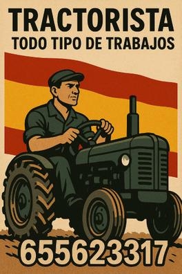 TRACTORISTA TODO TIPO DE TRABAJO