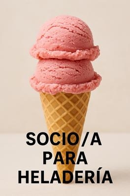 Socio para heladería en Arucas