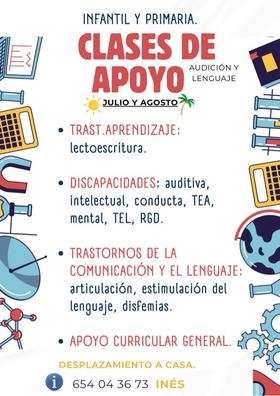 CLASES APOYO INFANTIL Y PRIMARIA