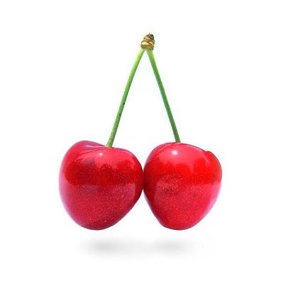 recogiendo cerezas