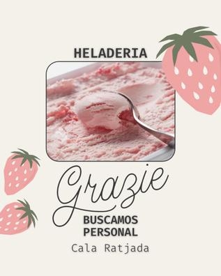 Dependienta heladería Cala Ratjada