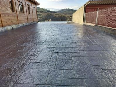 trabajo de hormigón impreso y pulido