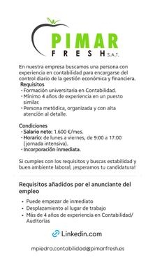 Contable para gestión financiera y fisca