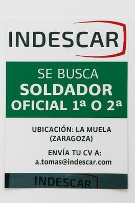 Se busca Soldador Oficial 1ªo 2ª