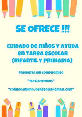 Cuidado de niños.