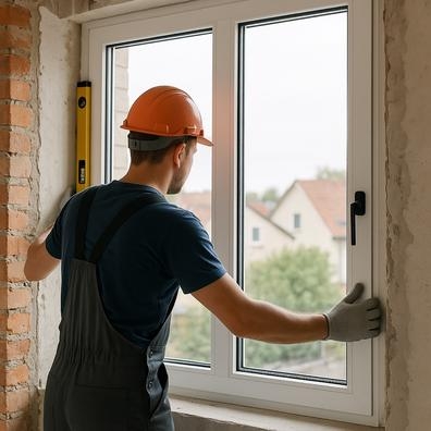 Instalador de ventanas de aluminio
