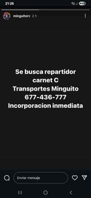se necesita chofer repatidor