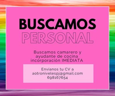 NESITAMOS CAMARERO Y AYUDANTE DE COCINA