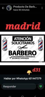 busco barbero con experiencia